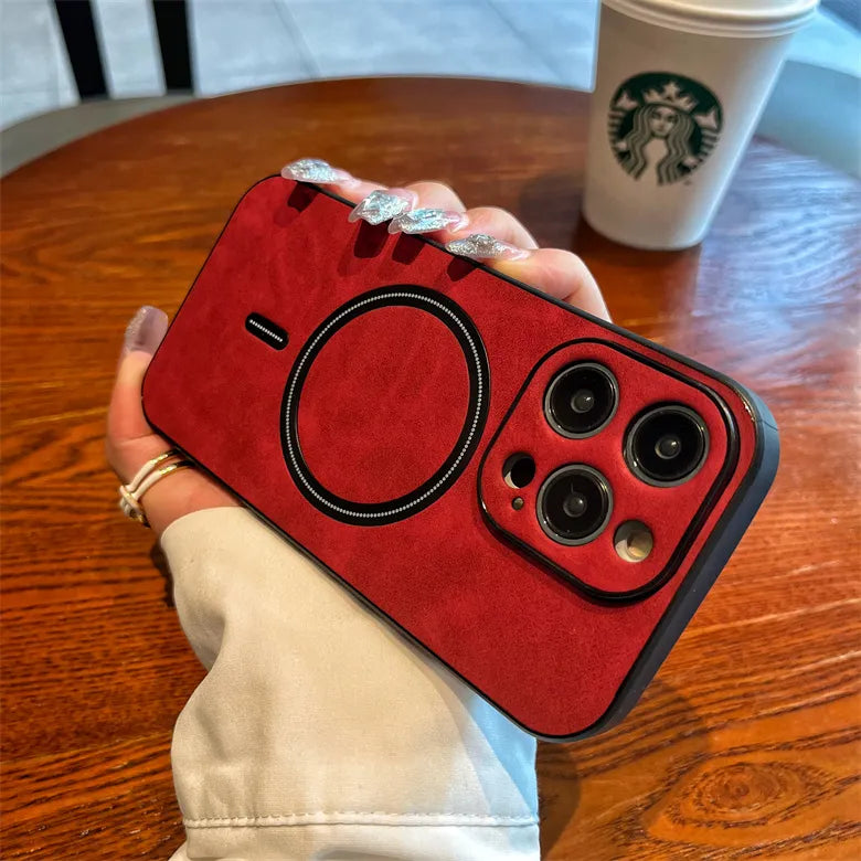 Sophron⢠Case: Matte Leather with Magsafe - Sophron Studios