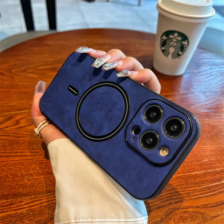Sophron⢠Case: Matte Leather with Magsafe - Sophron Studios