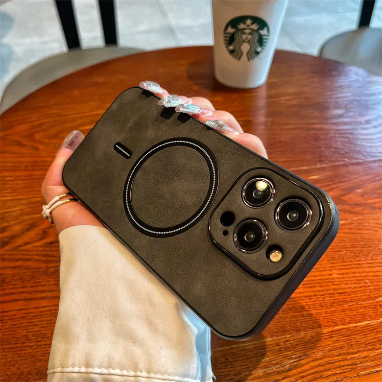 Sophron⢠Case: Matte Leather with Magsafe - Sophron Studios