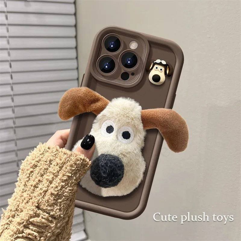 Sophron⢠Case: Plush Palm Dog - Sophron Studios