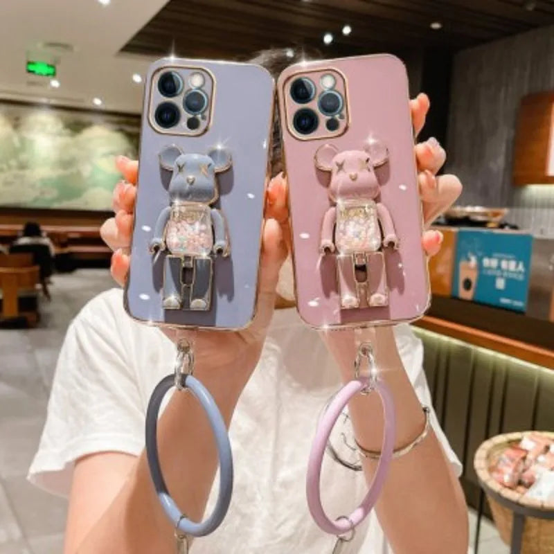 Sophron⢠Case: Glam Bear Holder With Ring - Sophron Studios