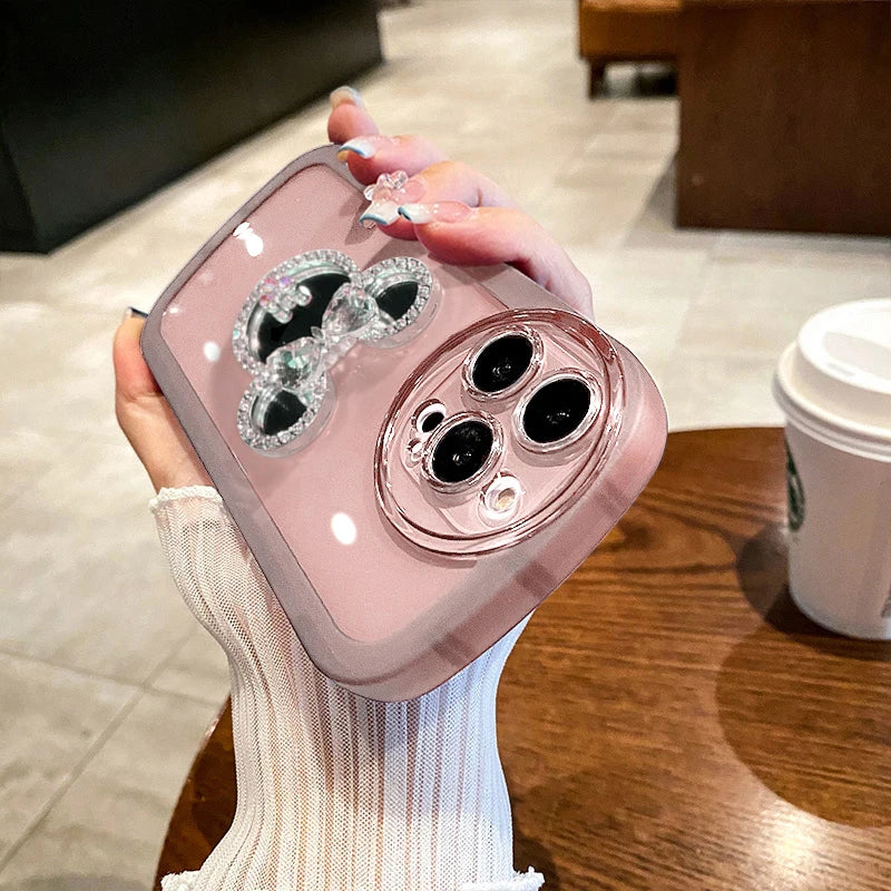 Sophron⢠Case: Diamond Mickey + Makeup Mirror - Sophron Studios