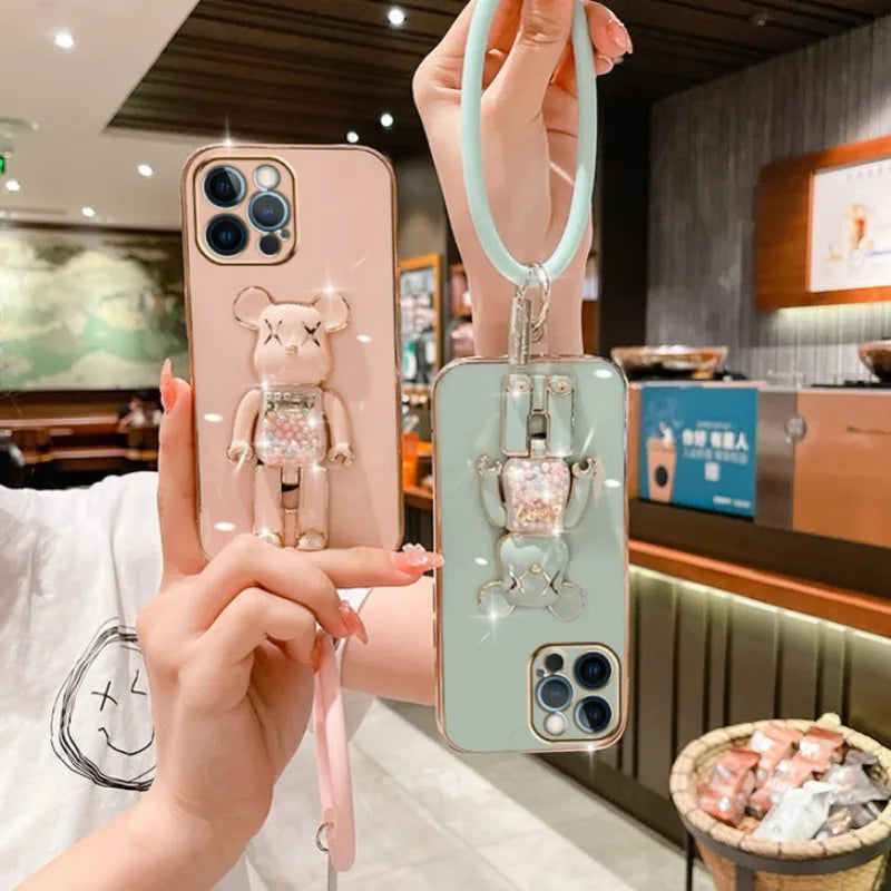 Sophron⢠Case: Glam Bear Holder With Ring - Sophron Studios