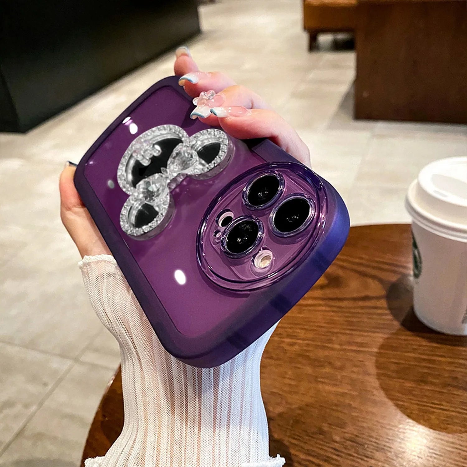 Sophron⢠Case: Diamond Mickey + Makeup Mirror - Sophron Studios