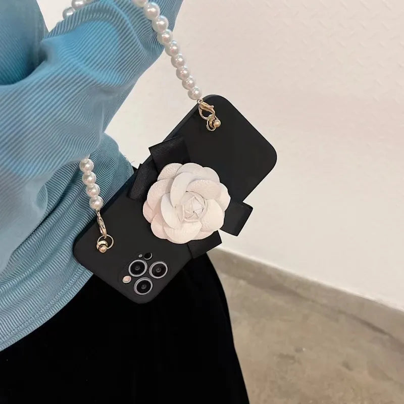 Sophron™ Case: Rose With Pearls - Sophron Studios