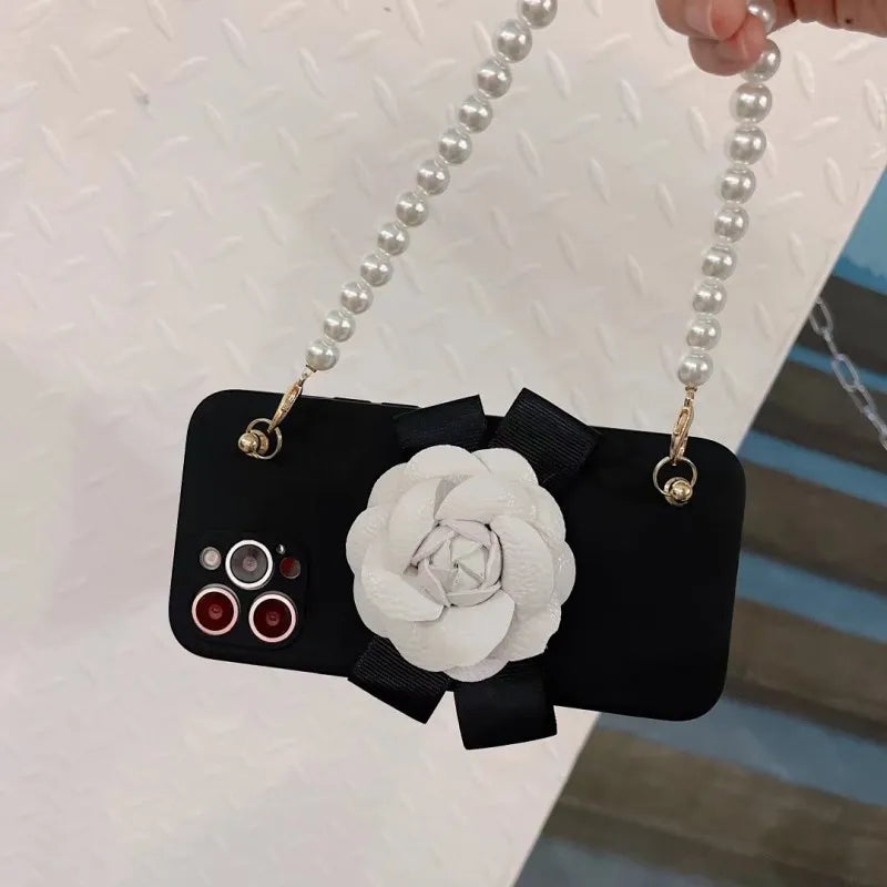 Sophron™ Case: Rose With Pearls - Sophron Studios