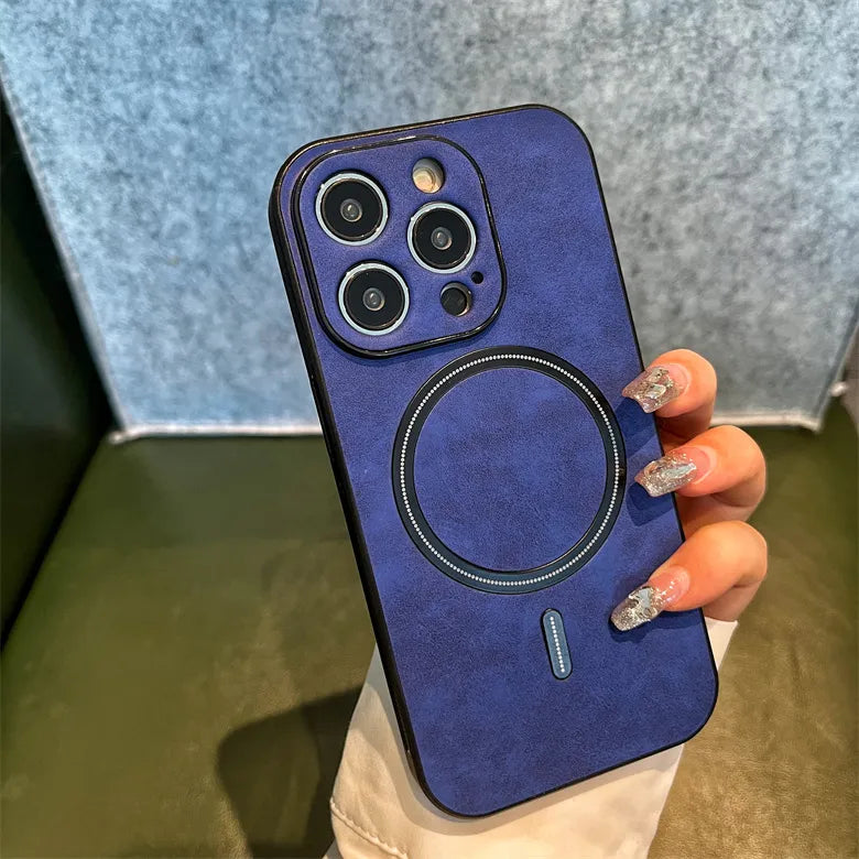 Sophron⢠Case: Matte Leather with Magsafe - Sophron Studios