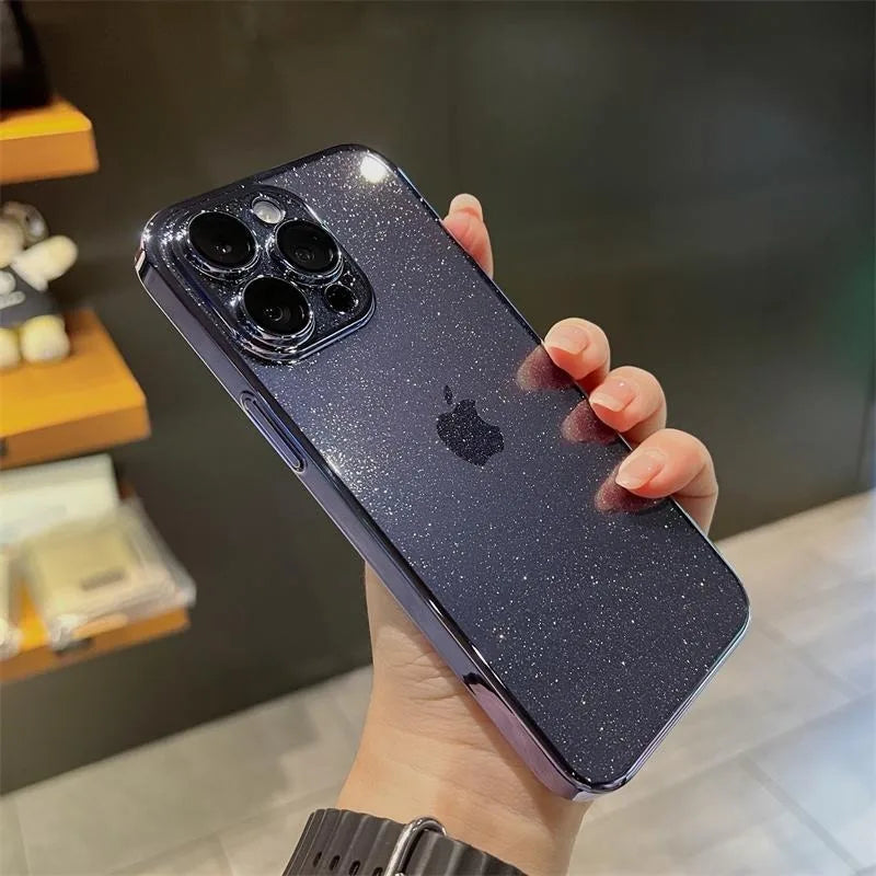 Sophron™ Case: Transparent Plating Glitter - Sophron Studios