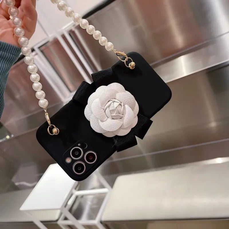 Sophron™ Case: Rose With Pearls - Sophron Studios