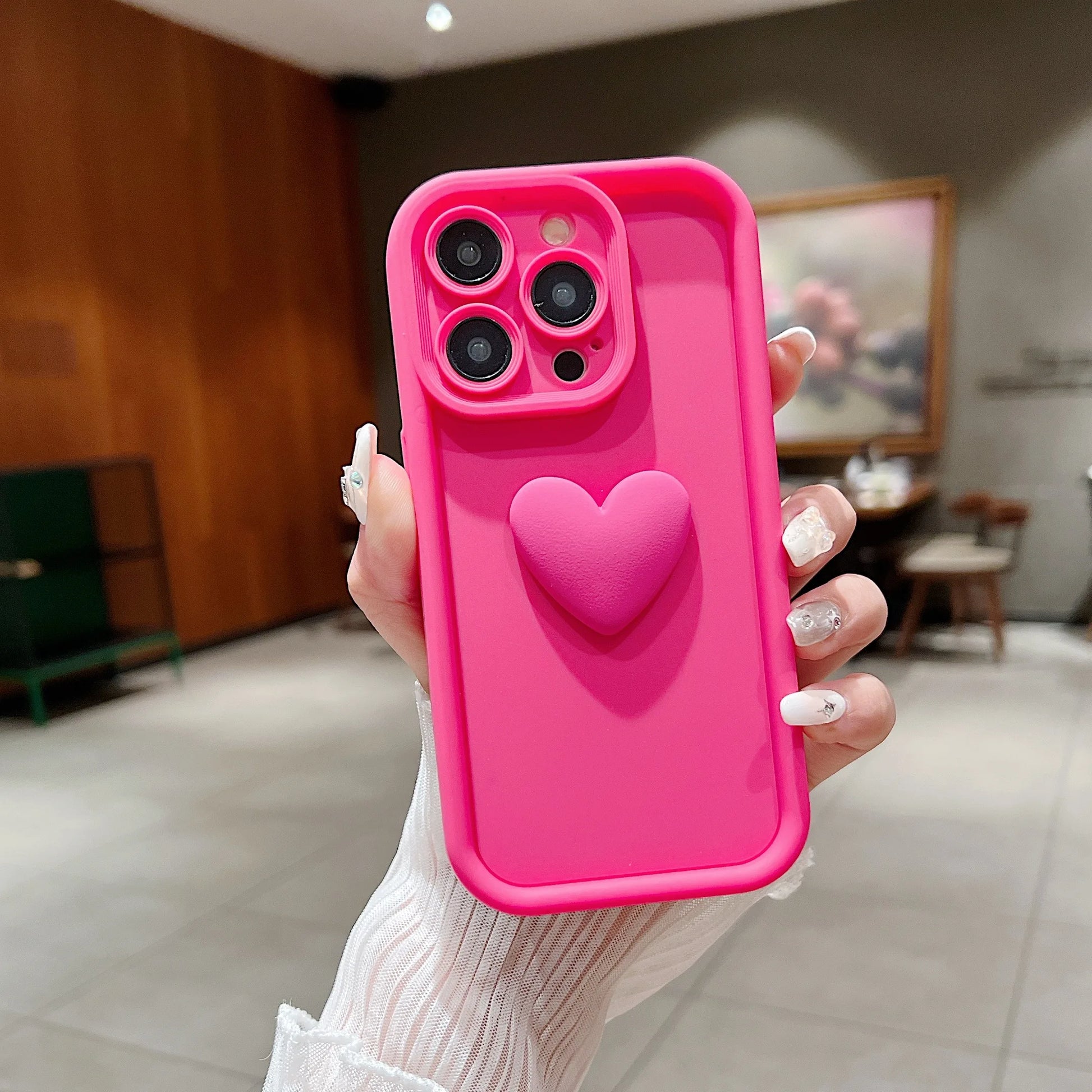 Sophron™ Case: Love Heart Silicone - Sophron Studios