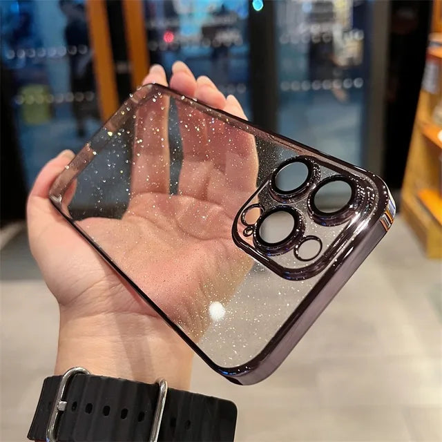 Sophron™ Case: Transparent Plating Glitter - Sophron Studios