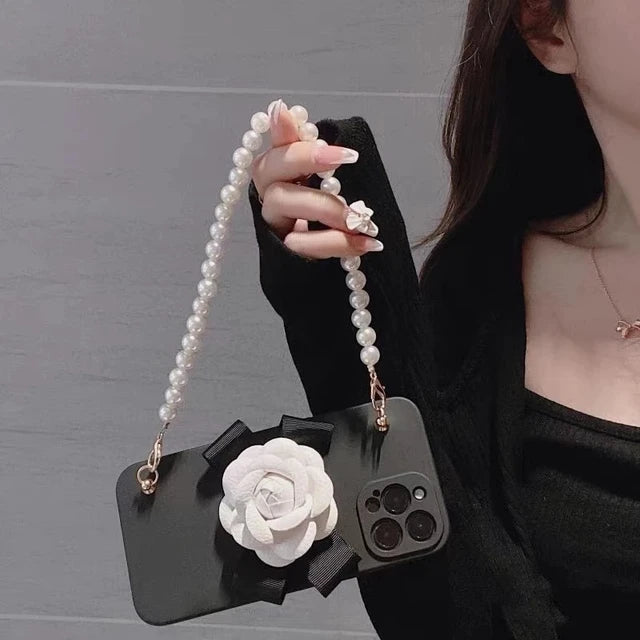 Sophron™ Case: Rose With Pearls - Sophron Studios