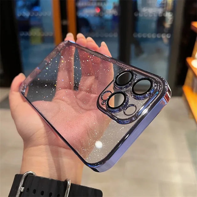 Sophron™ Case: Transparent Plating Glitter - Sophron Studios
