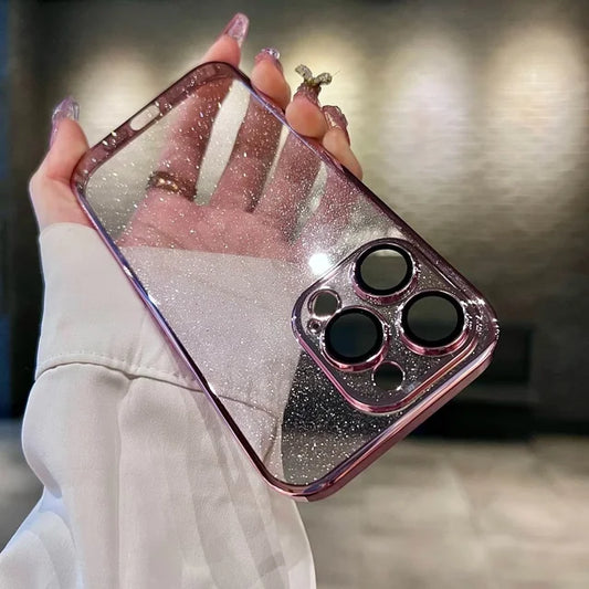 Sophron™ Case: Transparent Plating Glitter - Sophron Studios