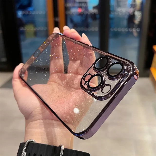 Sophron™ Case: Transparent Plating Glitter - Sophron Studios