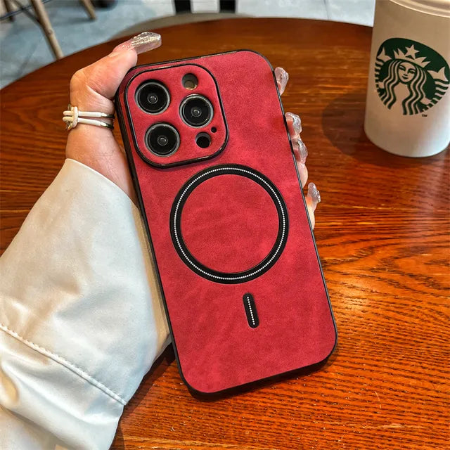Sophron⢠Case: Matte Leather with Magsafe - Sophron Studios