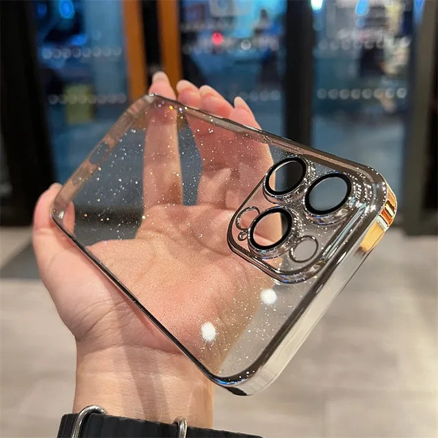 Sophron™ Case: Transparent Plating Glitter - Sophron Studios