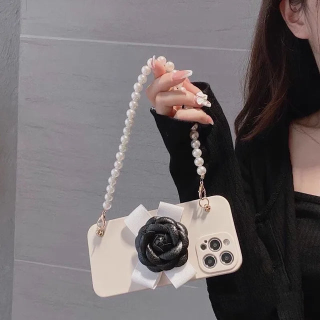 Sophron™ Case: Rose With Pearls - Sophron Studios
