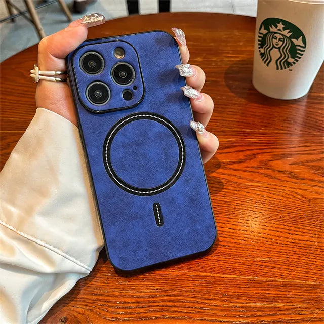 Sophron⢠Case: Matte Leather with Magsafe - Sophron Studios
