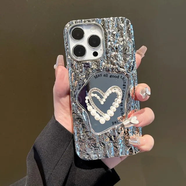 Sophron™ Case: Pearl Mirror + Bling Diamond - Sophron Studios
