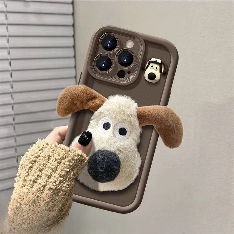 Sophron™ Case: Plush Palm Dog - Sophron Studios