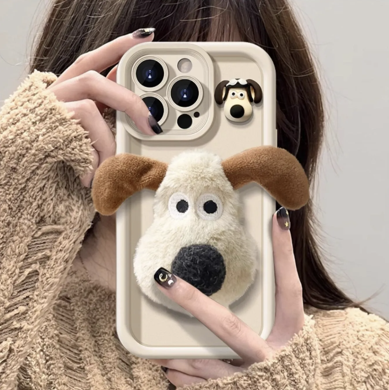 Sophron™ Case: Plush Palm Dog - Sophron Studios