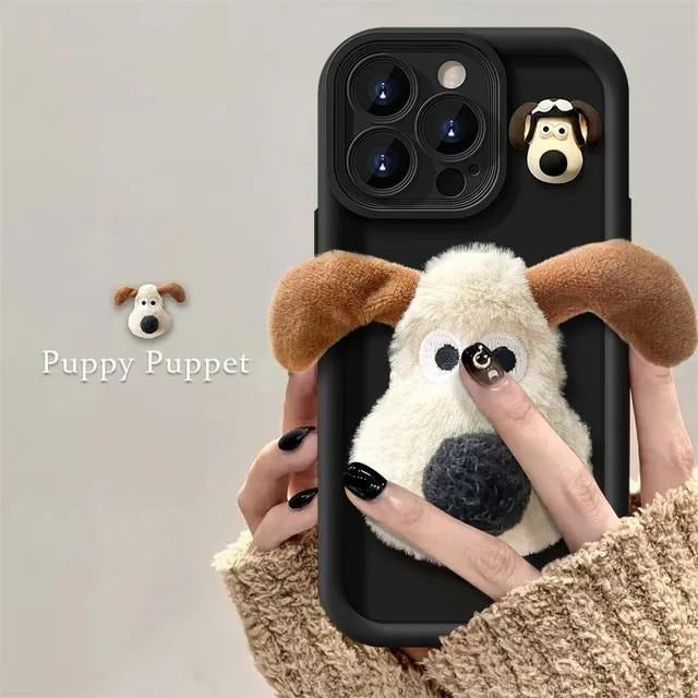 Sophron™ Case: Plush Palm Dog - Sophron Studios
